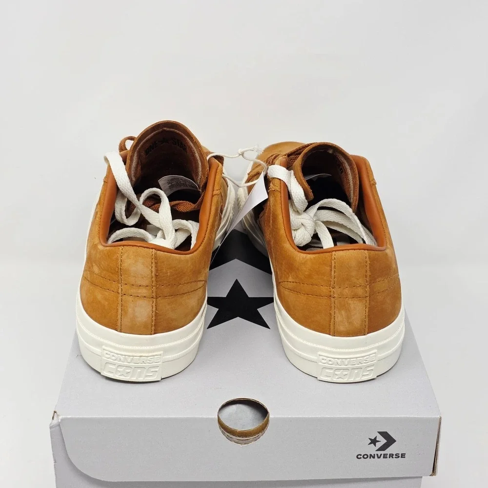 Converse One Star Pro Nubuck Warm Tan & Egret Skate Shoes Mens 8‎ Womens 9.5 - Picture 4 of 7